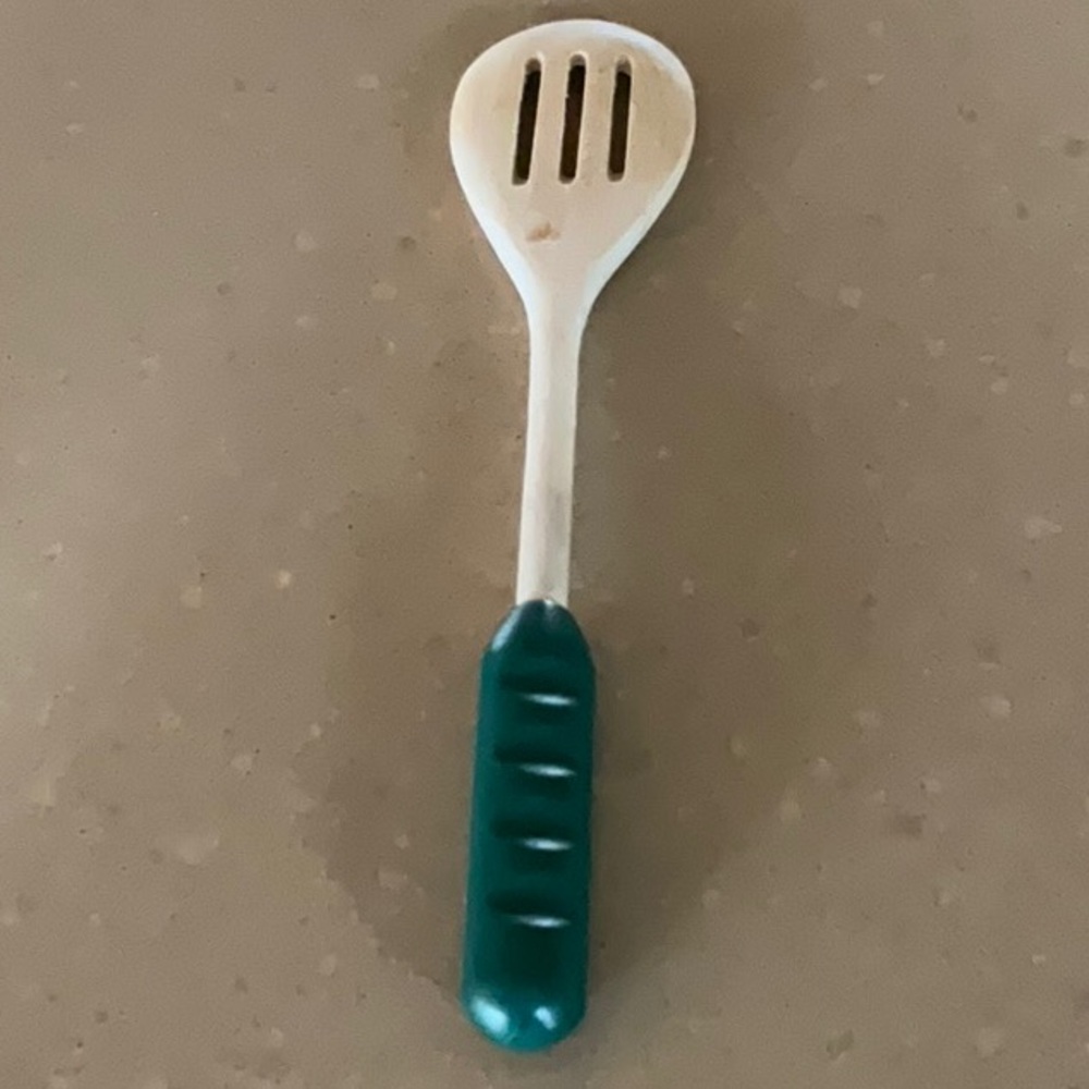 Good Cook Wood Slotted Spoon - Picture 3 of 3